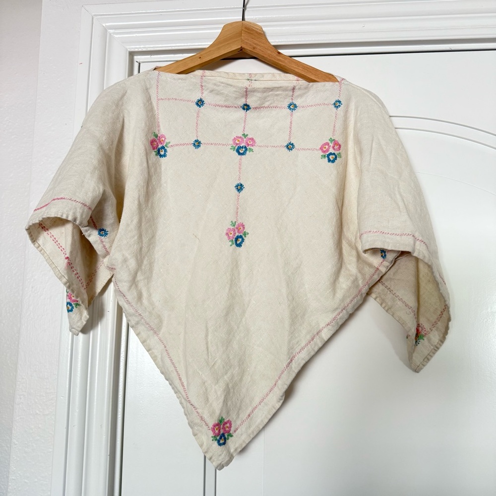 Vintage Handkerchief Top